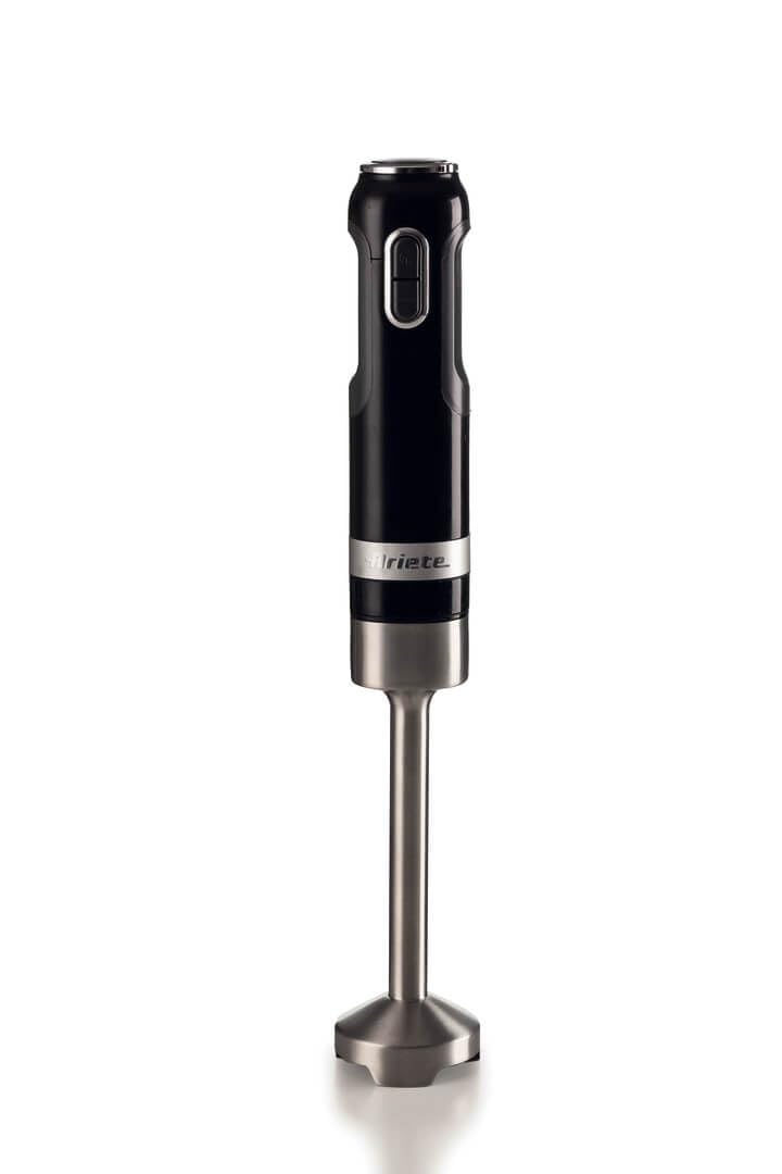 Ariete 3-in-1 Stabmixer Moderna 602 – 1000W – Mit Zerkleinerer, Mixbecher & Schneebesen – 10 Stufen + Turbo – Edelstahl – Weiß