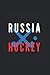 Russland Hockey Liebhaber Geschenk: Sport und Länder Notizbuch120 Seiten mit gepunktetem Papier
