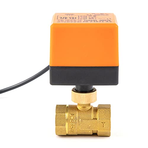 Vanne à Bille électrique motorisée DN25 en Laiton pour couper l'eau à distance - 4