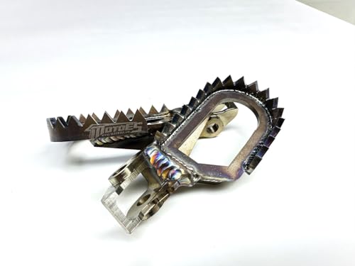 MOTOES Footpegs Stainless Special Offset Position fit to KTM 2017-2023