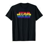 Star Wars Rainbow Striped Logo T-Shirt