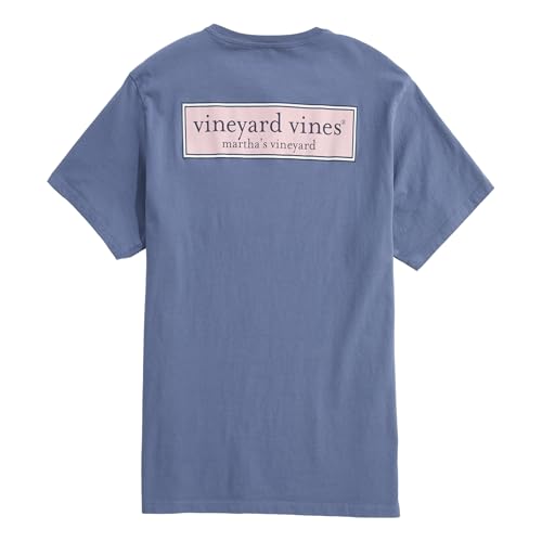 vineyard vines Men's Classic Logo Box Short-Sleeve Pocket Tee