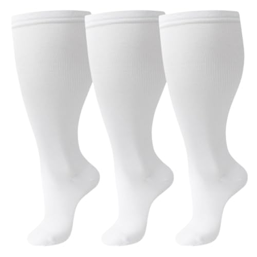 Everstride Compression Socks, Compression Socks for Women and Men Wide Calf Extra Knee High Traveling and Pregnant