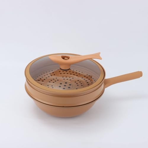 Wok chino sin recubrimiento con fondo redondo miniatura 2
