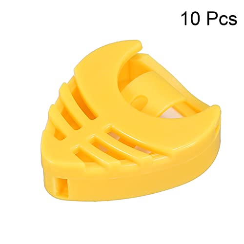 sourcing map Guitare Médiator Support Plastique Forme Cœur Jaune pour Guitare, Basse, Ukulélé avec Adhésif Retour et… - Les Beatles, Paul McCartney, John Lennon, RIngo Starr, George Harrison sourcing map Guitare Médiator Support Plastique Forme Cœur Jaune pour Guitare, Basse, Ukulélé avec Adhésif Retour et… – Image 4