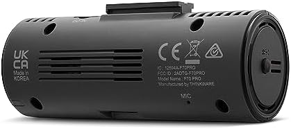 THINKWARE F70 PRO kamera na deskę rozdzielczą 1080p, szerokokątna kamera na deskę rozdzielczą 140°, z czujnikiem G, tryb parkowania, widoczność w nocy, kamera samochodowa 32 GB WiFi