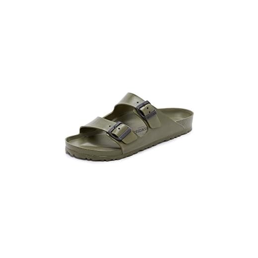Birkenstock Unisex Arizona Essentials EVA Khaki Sandals - 45 M EU