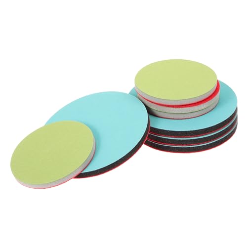 HOLIDYOYO Bowling Ball Cleaning Pad 8 Pack of Sander Pads Sponge Sandpaper Safe Low Consumption