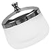 minkissy 2pcs Frosted Glass Nail Dish Lid Nail Art Cleaning Cup for Professionals Beginners Home Use Container