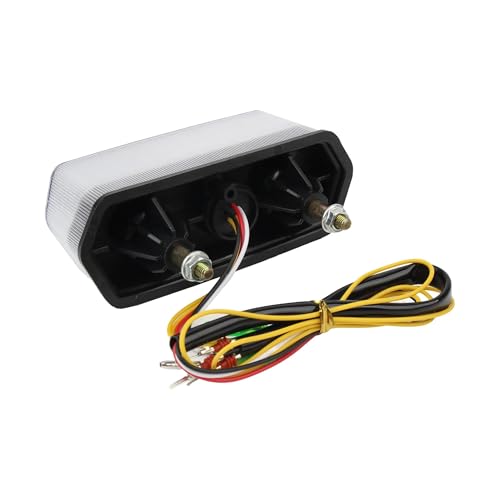 Piloto trasero LED de moto de 12V con intermitentes para MSX125 y CBR650F 3