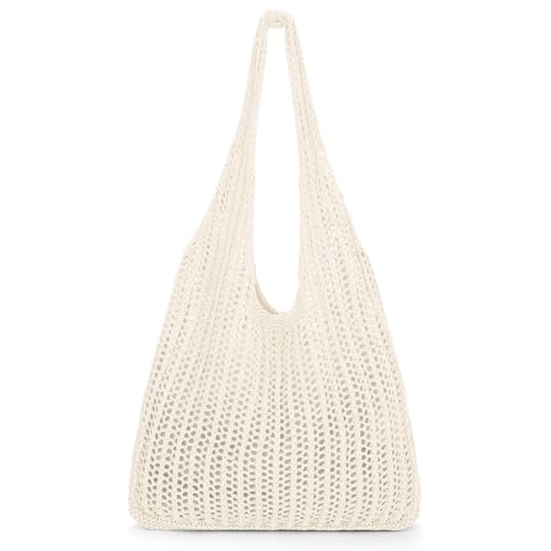 Bolso tote tejido para mujer para playa y verano miniatura 1