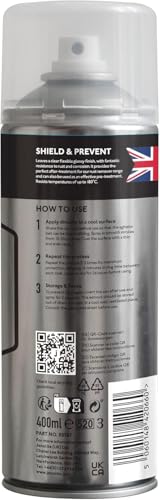 JENOLITE Rust Shield | Rostschutz Klarlack Spray | 400ml | Korrosionsschutz für Metall | Schützt vor Rost & Witterung | Autos, Motorräder, Dekorationen, blankes Metall & Lacke | Wetterfest