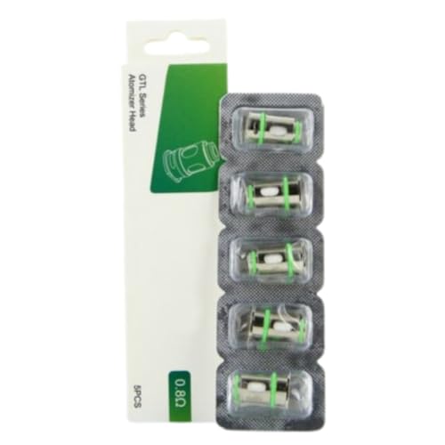 For Eleaf GTL Coil 0,8 Ω [12-18 W] Résistance Compatible avec la cartouche vide iSolo Air 3 Pod Convient au kit iSolo AIR 3/iJust P40 | MTL Vaping Original - 5...