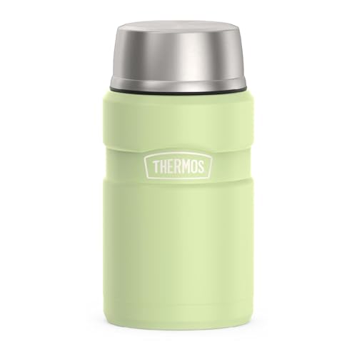 Image of THERMOS Stainless King Vacuum-Insulated Food Jar, 24 Ounce, Matte Green