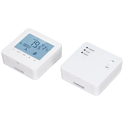 Thermostat Programmable sans Fil RF Contrôleur de Température de Chauffage électrique...