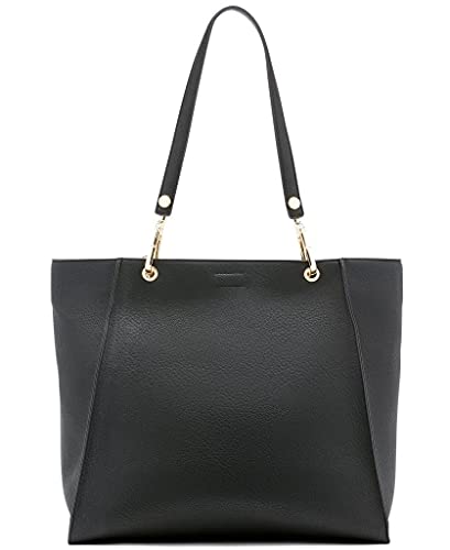 Calvin Klein Reyna North/South Tote, Black/Gold #TOP1