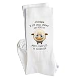 Planetee Chaussettes Le tatoueur Agneau Taille 41-45 | Cadeau Original Homme Anniversaire Noël Humour