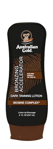Australian Gold Dark Tanning Accelerator w/Bronzers, 8 fl oz by Australian Gold