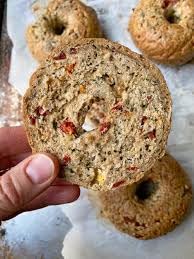Fresh New York Sun Dried Tomato Bagel by RawJoy | Delicious Fresh Sun Dried Tomato Bagel Pack of 12