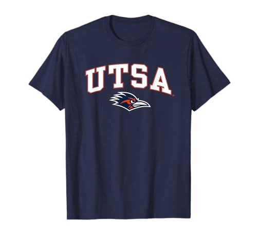 Texas San Antonio Roadrunners Arch Over Navy T-Shirt Tee for Men Women College Sports Fans