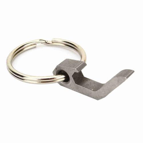 Abridor de botellas de cerveza de llavero con anillos de llave de acero inoxidable, mini mini de acero inoxidable de acero de acero inoxidable