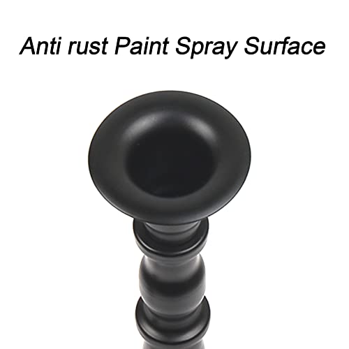 Buxiffod Candle Holder, Skinny Candlestick Holders Tall Black Candlesticks Home Decorations Candles Stand Vintage Modern Candle Stick Holders For Table Centerpiece- 7" #TOP7