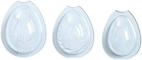 Chocolate Egg Molds - Heat Resistant, Translucent Plastic With Decorative Ribbon By Mastrad
