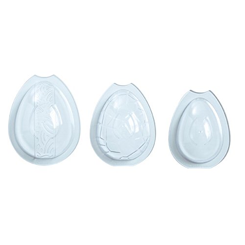 Chocolate Egg Molds - Heat Resistant, Translucent Plastic With Decorative Ribbon By Mastrad