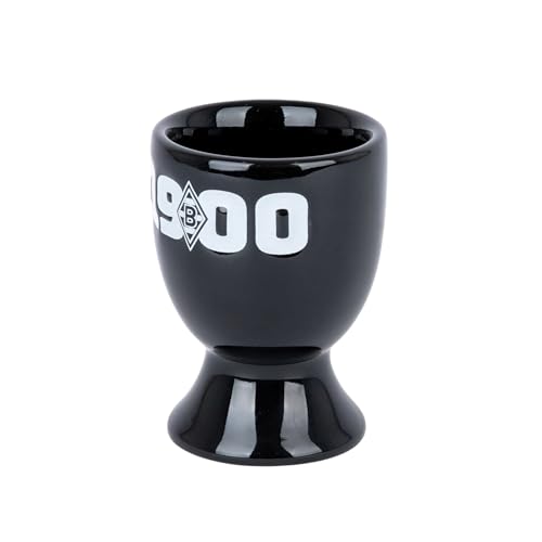 Borussia Mönchengladbach Eierbecher 2er Set "Streifen" | Offizieller Fanartikel Fohlenshop | weiße Eierbecher aus Keramik in den Vereinsfarben mit der VfL Raute – Bild 6
