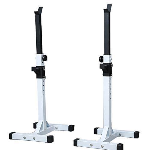 SYZD Bastidor De Sentadillas Multifuncional Barra Soporte Ajustable para Entrenamiento Fuerza En El Hogar De Ejercicio Equipo Pesas Equipos De Entrenamiento