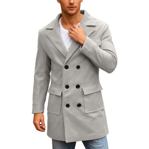 Blouson décontracté homme chaud pour sorties hivernales
