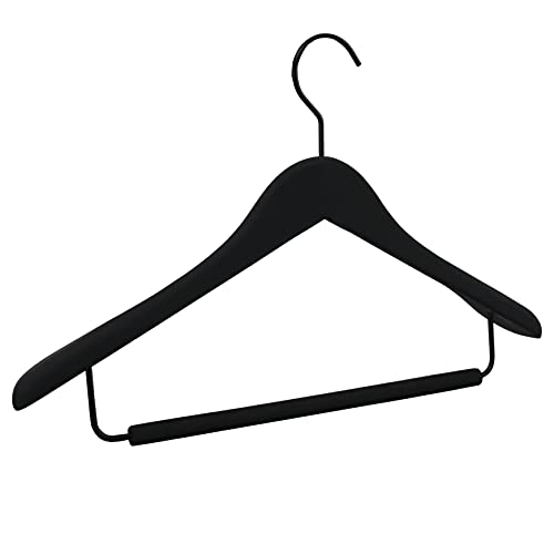 Gerso Premium Holzkleiderbügel mit Hosensteg 25er Pack