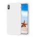 Produktbild Misstars Silikon Hülle für iPhone XS Max, Ultra Dünn Matt Weich TPU Handyhülle im Candy Design Stoßfest Anti-Kratz Schutzhülle für Apple iPhone XS Max (6,5"), Weiß