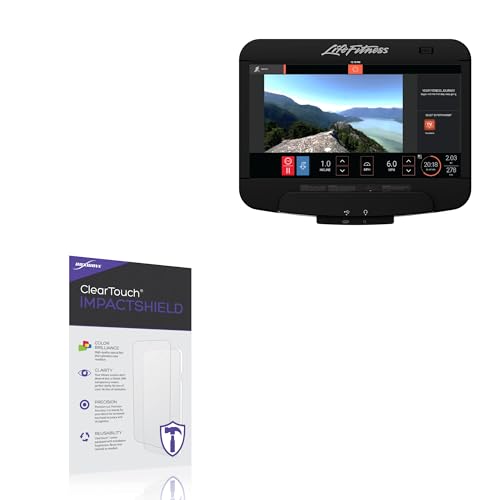 BoxWave Screen Protector Compatible with Life Fitness Discover ST - ClearTouch ImpactShield (2-Pack), Impenetrable Screen Protector Flexible Film