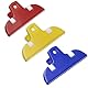 Westmark 5 Beutelclips/Verschlussklammern – Verschiedene Verschlussklemmen 2x groß, 3x klein aus Kunststoff, wiederverwendbar – Gelb/Blau/Rot, 521822E6