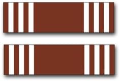 United States Army Good Conduct Medal Ribbon Decal Sticker 3.8"