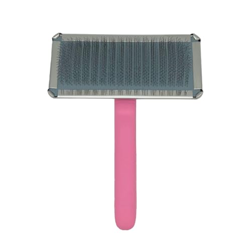 Pro Grip 2 Slicker Brush 115 Pink Dense Pin Type