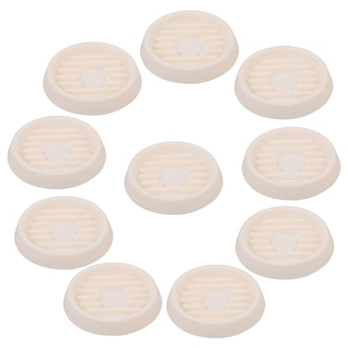 TOBBOMEY 10 Piezas Bandeja De Plástico para Macetas Platillo Redondo s Bandeja De Goteo Contenedor para Plantas para Suculentas y Plantas De Jardín