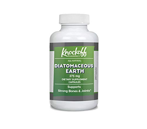 Diatomaceous Earth Superfood Supplement (200 Capsules) Pharmaceutical Grade, for Sleep, Bones & Joints, Body Wellness (275 mg Serving)*