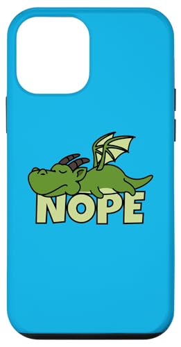 Lazy Dragon Not Today Nope �u�ӂ��h���S���A�����̓_���A�m�[�v �X�}�z�P�[�X iPhone 12 mini �p