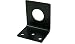 L-Bracket 1255-B 13/16 Hole Stainless Steel Black NMO Hole Mount L Bracket Mobile Antennas Motorola Kenwood Vertex HYT for UHF VHF Coax NMO Mount Cable Mobile Antennas Car Truck Hood install