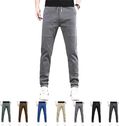 Sirmale Multipants-High Stretch Multi-Pocket Durable Cargo Pants Mens Breathable Casual Lightweight Pants
