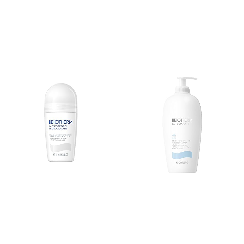 Lait Corporel Deo Roll-On 75ml + Lait de Douche 400ml