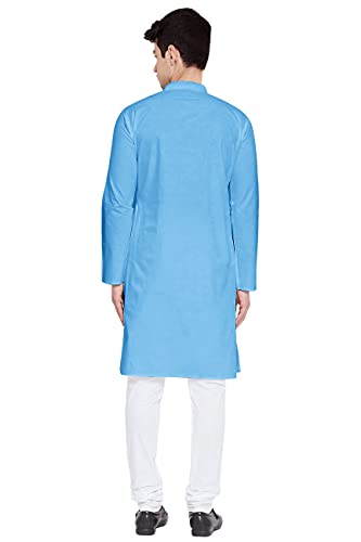 Image of trustous Mens straigth Solid Kurta Pyjama Set Combo in 100% Cotton with 16 Colour Option and Size are XS to 3XL for (Birthday,Wedding, Ceremony, Casual, Engagement)