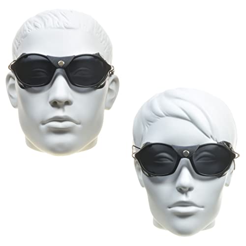 Prosport Leather Side Shield Sunglass Polarized Aviator Motorcycle Mountaineer Glacier Arctic Hiking Wind-Proof #TOP2
