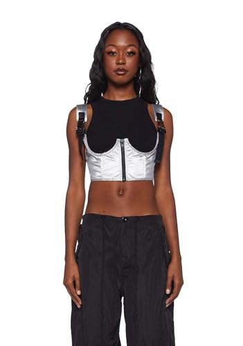 Dolls Kill My Type Underbust Corset by Poster Grl - Vegan  display picture 1