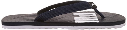 Image of Puma Unisex's Miami Valueline II DP Dark Denim and Puma White Flip Flops Thong Sandals - 11 UK /India (46 EU) (36136507)