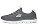 Skechers Women's Summits - Radiant Flow Sneaker, Charcoal/Pink, 7