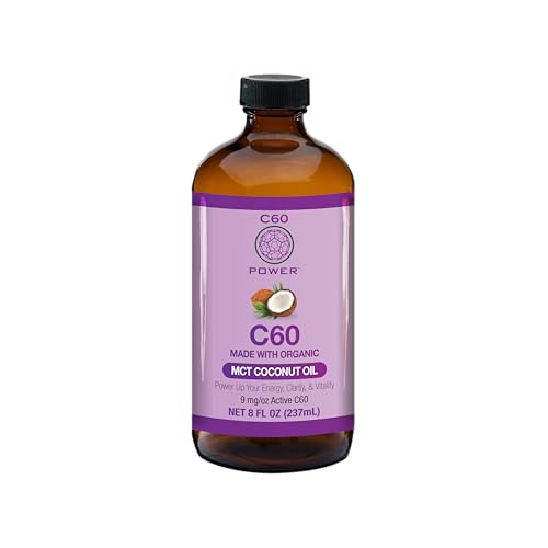 C60 Power 99.99% Pure Carbon Fullerenes C60 In Organic MCT Coconut Oil