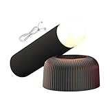 Kinder-Nachtlicht – lustige ausziehbare Säule Nachttischlampe, teleskopisch, zusammenklappbar, 360° LED-Design, 3-stufig dimmbar + USB-C wiederaufladbar, BPA-freies Silikon und Holz, perfekt für